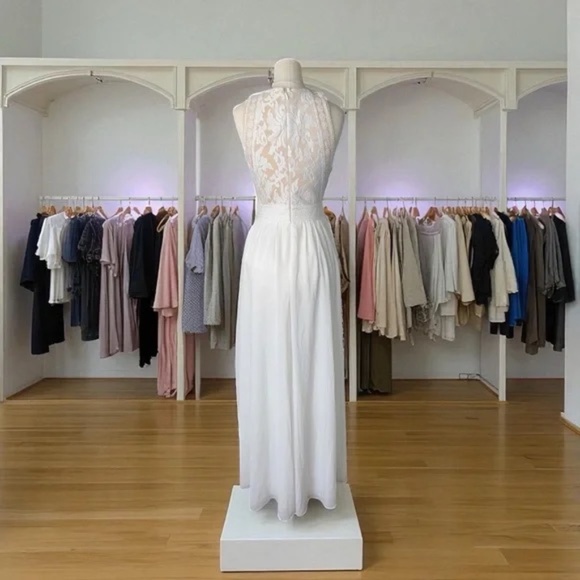 LULUS - Forever and Always White Lace Maxi Dress - Picture 8 of 9